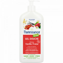 Natessance Kids Gel Douche Vanille Fraise 500 ml 