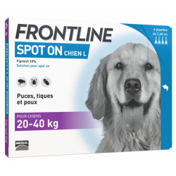 Frontline Spot-On Chien L (20-40 kg) 4 Pipettes