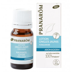 Pranarom Aromaderm lotion ongle jaune flacon 10 ml