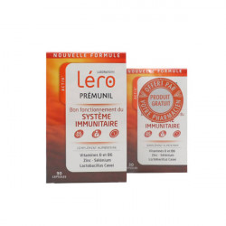 Léro Prémunil Bon Fonctionnement du Système Immunitaire 90 Capsules + 30 Capsules Offertes