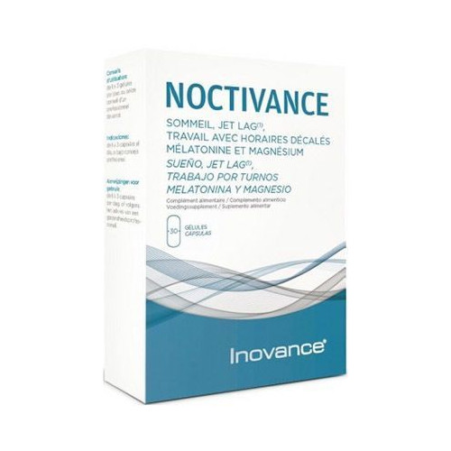 INOVANCE Noctivance Mélatonine Magnésium 30 gélules