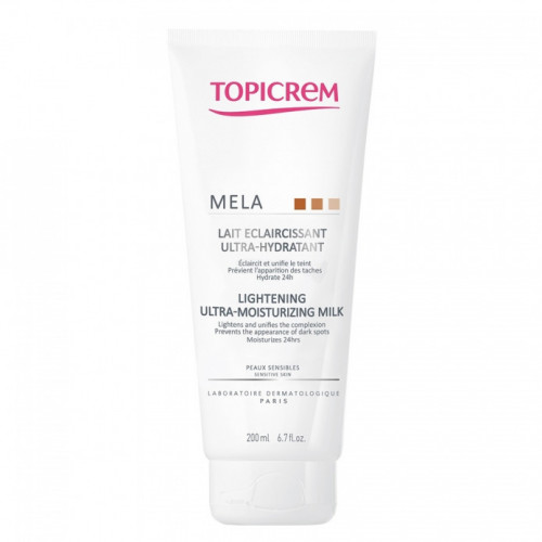 Topicrem Mela Lait éclaircissant ultra-hydratant 200 ml