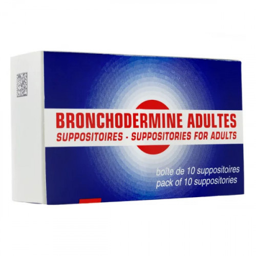 Bronchodermine Adultes 10 suppositoires