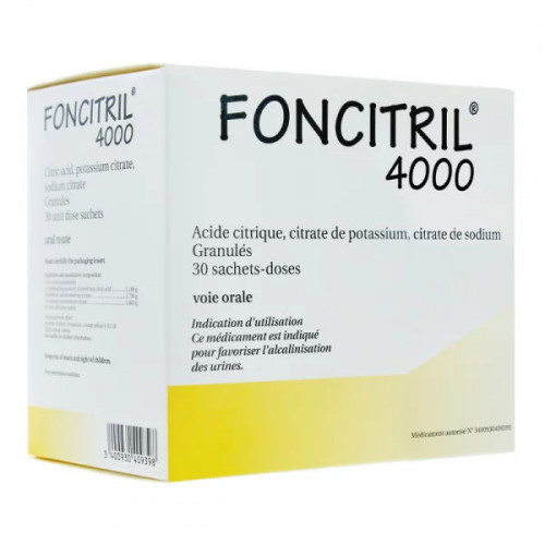 Foncitril 4000 granulés 30 sachets