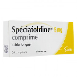 Spéciafoldine 5 mg 20 comprimés