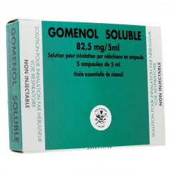 Gomenol soluble 5 ampoules