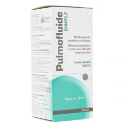 Pulmofluide Simple adulte Gerda solution buvable 180 ml