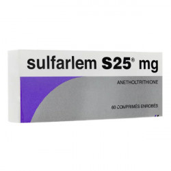 Sulfarlem S 25mg 60 comprimés