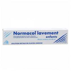 NORMACOL LAVEMENT ENFANTS, solution rectale, récipient unidose 60ml