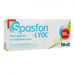 Spasfon Lyoc 80mg 10 comprimés orodispersibles