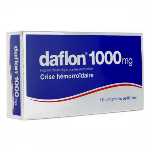 Daflon 1000 mg 18 comprimés