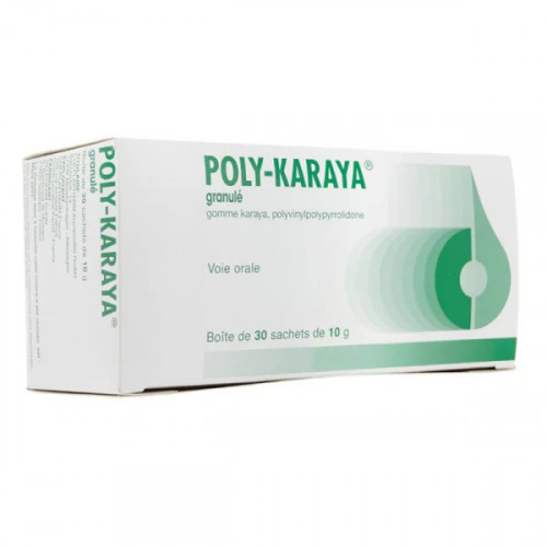 Poly Karaya granulés 30 sachets