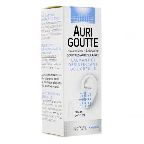 Aurigoutte gouttes auriculaires 15 ml