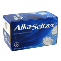 ALKA SELTZER 324 mg, 40 comprimés effervescents