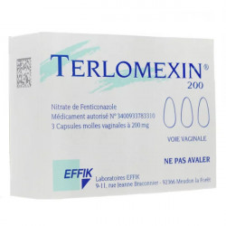 Terlomexin 200 mg 3 capsules vaginales