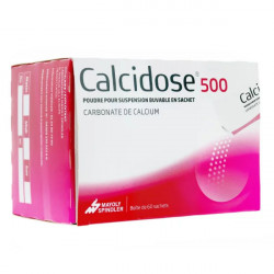 Calcidose 500mg poudre 60 sachets