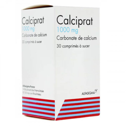 Calciprat 1000mg 30 comprimés à sucer