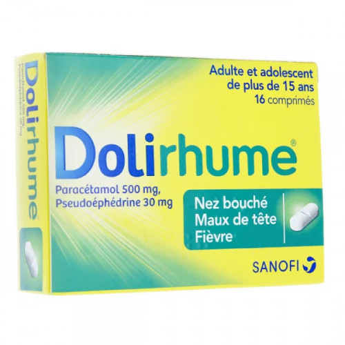 Dolirhume 16 comprimés