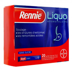 RENNIELIQUO SANS SUCRE, suspension buvable édulcorée à la saccharine sodique 20 sachets