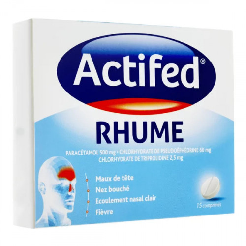 Actifed Rhume 15 comprimés