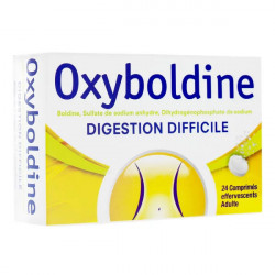 Oxyboldine 24 comprimés effervescents