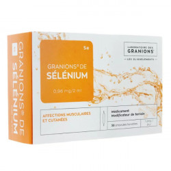  Granions de sélénium 0,96mg/2ml 30 ampoules