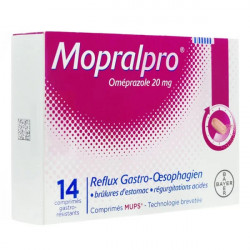 Mopralpro 20mg 14 comprimés