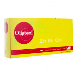 Oligosol zinc nickel cobalt 28 ampoules