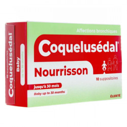 Coquelusédal nourrisson 10 suppositoires