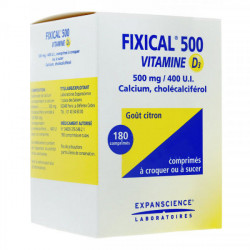 Fixical 500 Vitamine D3 500mg/400 UI comprimé