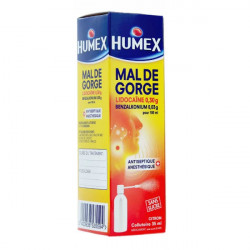 Humex Mal de Gorge collutoire citron 35ml