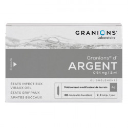 Granions d'argent 0,64mg/2ml 30 ampoules