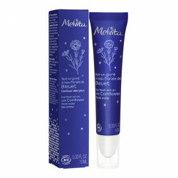 MELVITA ROLL-ON GIVRÉ À L'EAU FLORALE DE BLEUET CONTOUR DES YEUX 10 ML