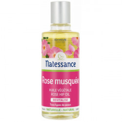 Natessance Huile de Rose Musquée Réparatrice Et Anti-Âge 100 ml