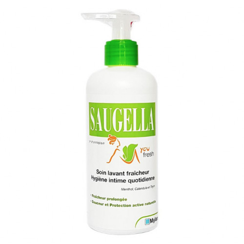 Saugella You Fresh Soin Lavant Fraîcheur Hygiène Intime Quotidienne 200 ml