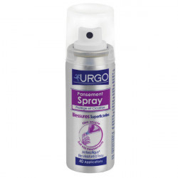 URGO BLESSURES SUPERFICIELLES Pansement spray transparent 40 ml