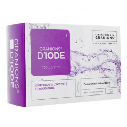 Granions iode 30 ampoules