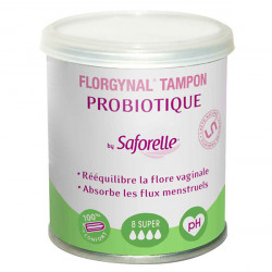 Saforelle Florgynal Tampon Probiotique 8 Super