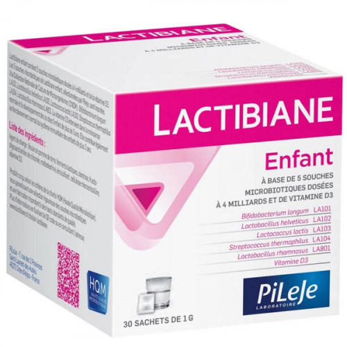 Pileje Lactibiane Enfant 30 Sachets