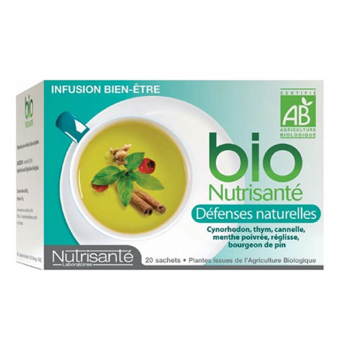 Bio Nutrisanté Infusion Défenses Naturelles 20 Sachets