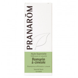 PRANARÔM HUILE ESSENTIELLE ROMARIN À CINÉOLE BIO 10 ML