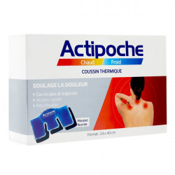 Actipoche Chaud/Froid cervicales et trapèzes poche thermique 24 cm x 40 cm