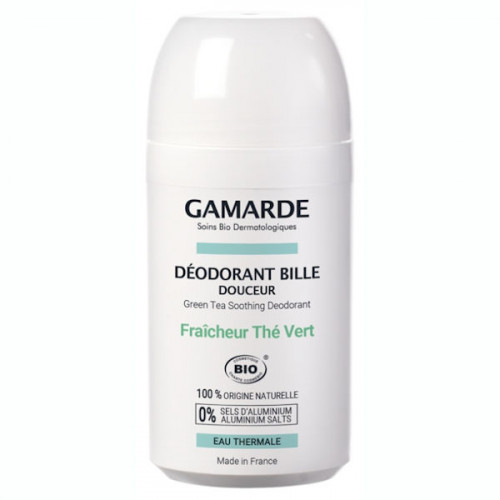 Gamarde Hygiène Douceur Déodorant Bille Douceur Bio 50 ml - Parfum : Fraîcheur Thé Vert 