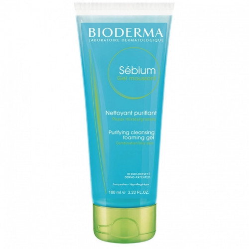 BIODERMA SÉBIUM GEL MOUSSANT NETTOYANT PURIFIANT 100 ML