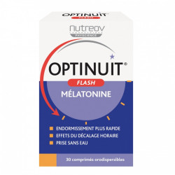 NUTREOV OPTINUIT FLASH MÉLATONINE 30 COMPRIMÉS