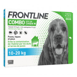 Frontline Combo Chien 10-20 kg 4 pipettes