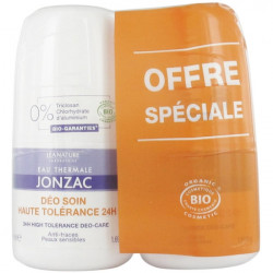 Eau de Jonzac Déo Soin Haute Tolérance 24H Bio Lot de 2 x 50 ml