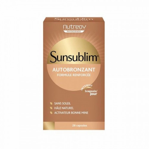 NUTREOV SUNSUBLIM AUTOBRONZANT 28 CAPSULES