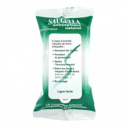 SAUGELLA ANTISEPTIQUE NATUREL 15 LINGETTES INTIMES