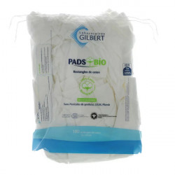 Gilbert Coton pads Bio 180 rectangles de coton